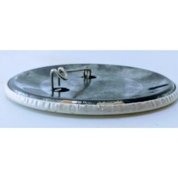 Rare White Vintage 1980s Ghostbusters Movie Badge A Minit Pinback Button - Picture 5 of 6